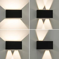 Best Straluma Moderne LED buitenlamp mat zwart verstelbaar IP54
