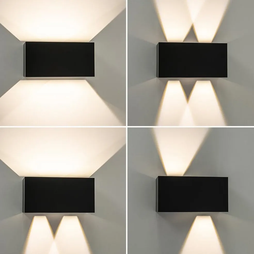 Best Straluma Moderne LED buitenlamp mat zwart verstelbaar IP54