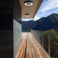 Clearance Straluma Moderne LED buitenlamp plafond/wand antraciet