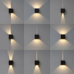 Cheap Straluma Moderne LED buitenlamp rechthoekig zwart IP65