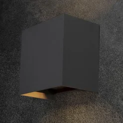 Cheap Straluma Moderne LED buitenlamp rechthoekig zwart IP65