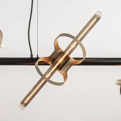 Best Sale Straluma Moderne LED design hanglamp zwart met goud