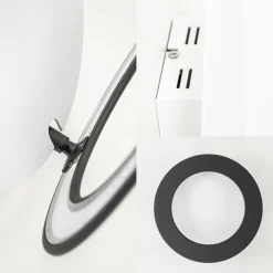 Fashion Straluma Moderne LED design lamp wit zwart verstelbaar