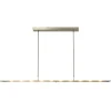 Discount Straluma Moderne LED hanglamp nikkel met helder glas