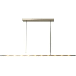 Discount Straluma Moderne LED hanglamp nikkel met helder glas