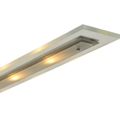 Discount Straluma Moderne LED hanglamp nikkel met helder glas