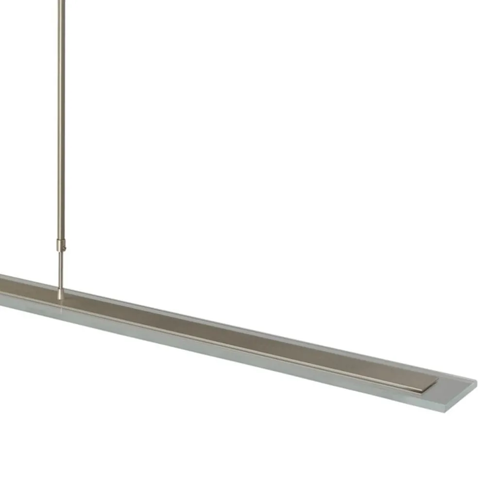 Discount Straluma Moderne LED hanglamp nikkel met helder glas