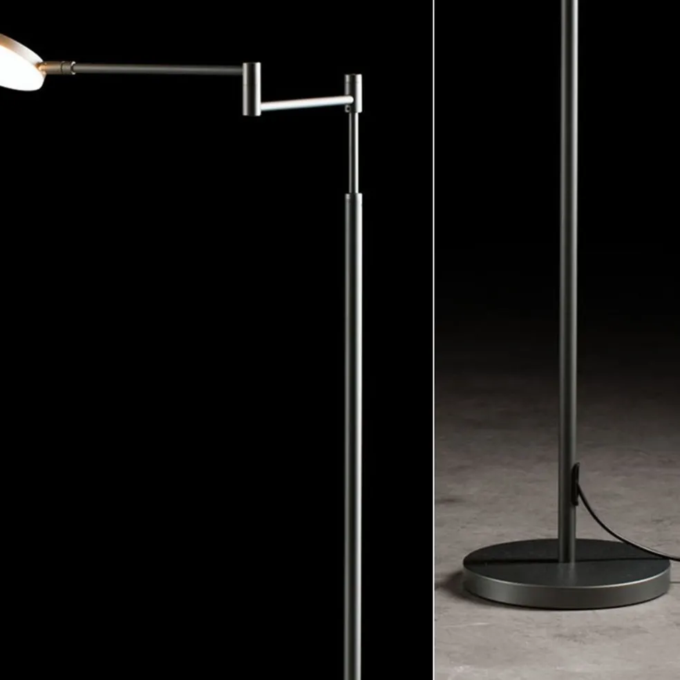 Fashion Straluma Moderne LED leeslamp vloerlamp antraciet