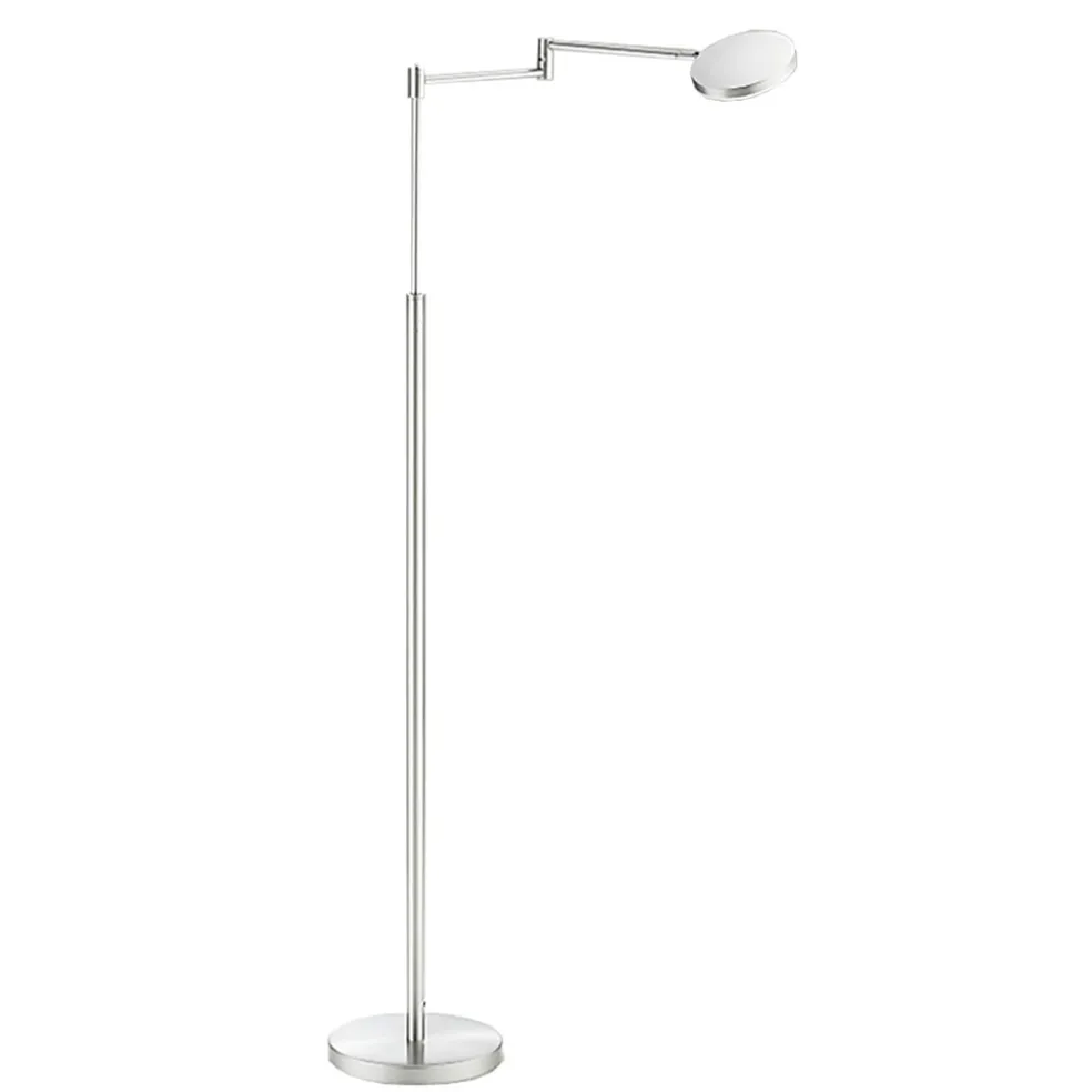 New Straluma Moderne LED leeslamp vloerlamp aluminium mat