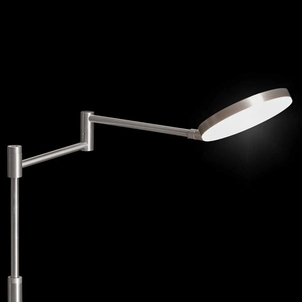 New Straluma Moderne LED leeslamp vloerlamp aluminium mat