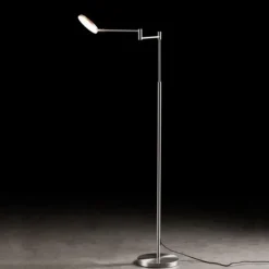 New Straluma Moderne LED leeslamp vloerlamp aluminium mat