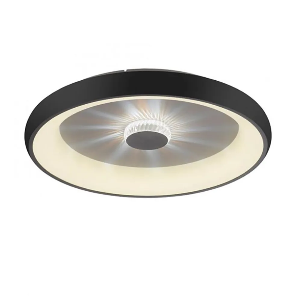 Sale Straluma Moderne LED plafondlamp met kristaleffect zwart
