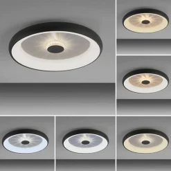 Sale Straluma Moderne LED plafondlamp met kristaleffect zwart