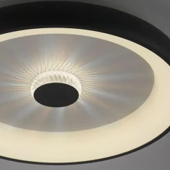 Sale Straluma Moderne LED plafondlamp met kristaleffect zwart