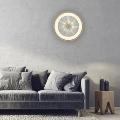 New Straluma Moderne LED plafondlamp mat goud met remote dimbaar