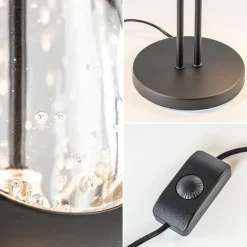 Flash Sale Straluma Moderne LED tafellamp egg glas met zwart
