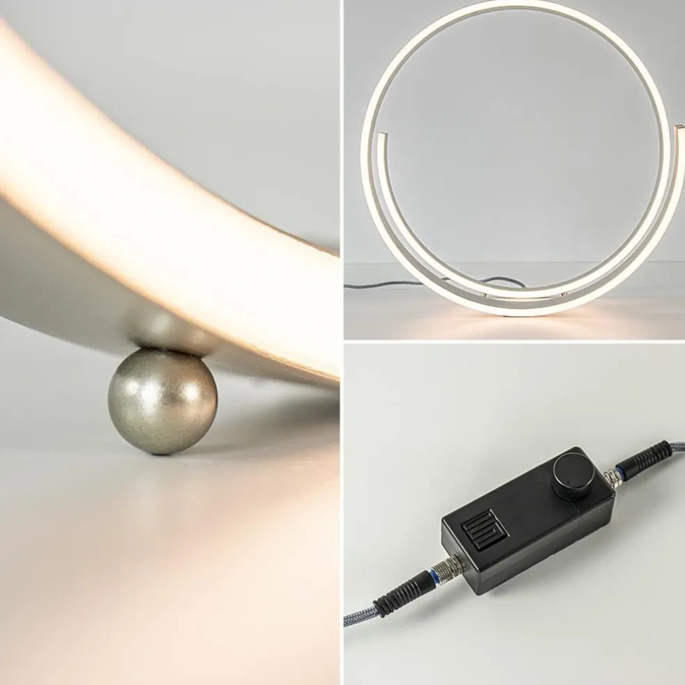 Store Straluma Moderne LED tafellamp nikkel met dim to warm functie