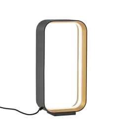 Hot Straluma Moderne LED tafellamp zwart/goud klein