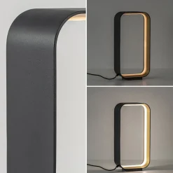 Hot Straluma Moderne LED tafellamp zwart/goud klein