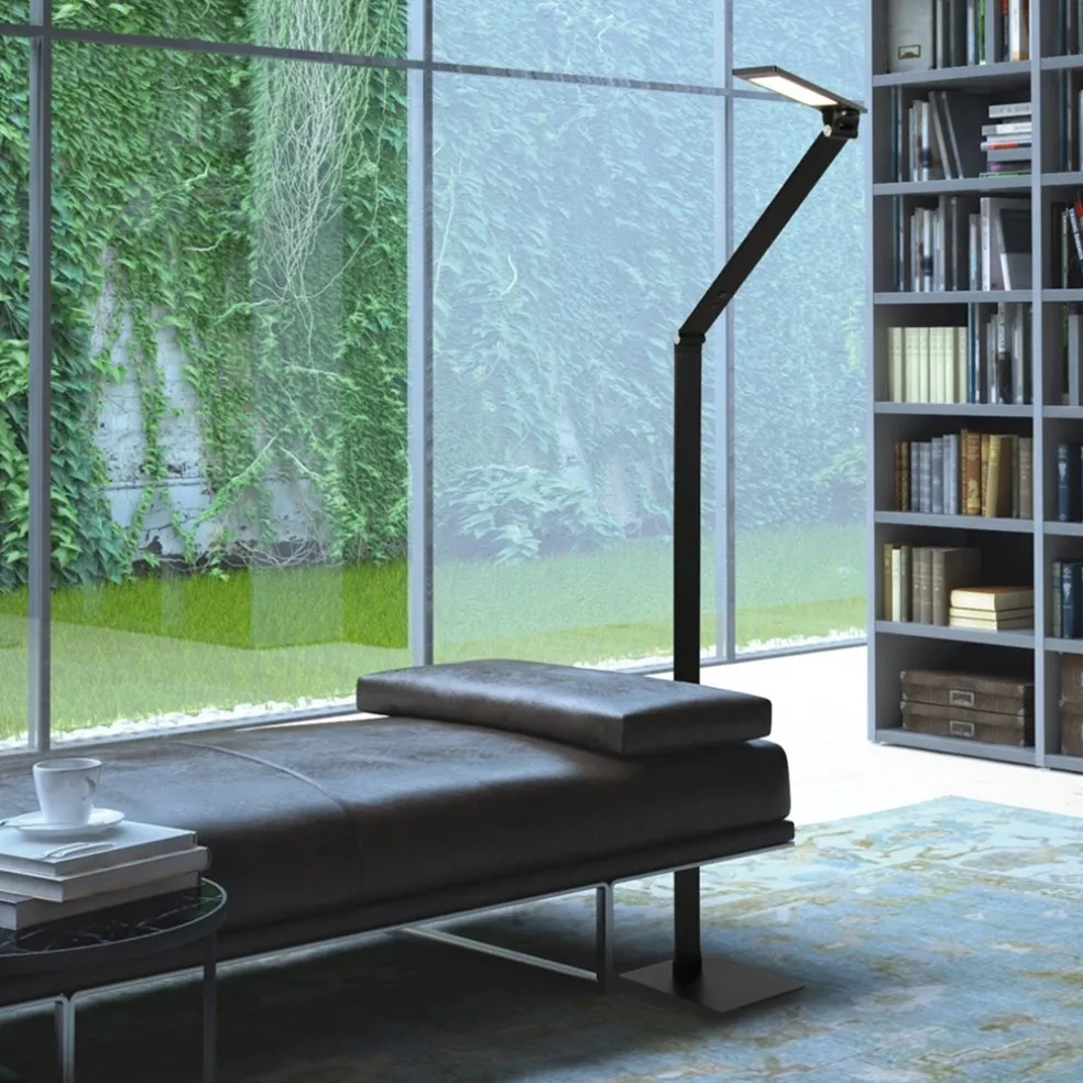 Online Straluma Moderne LED vloerlamp leeslamp zwart dimbaar