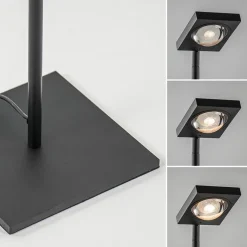 Fashion Straluma Moderne LED vloerlamp lens zwart verstelbaar