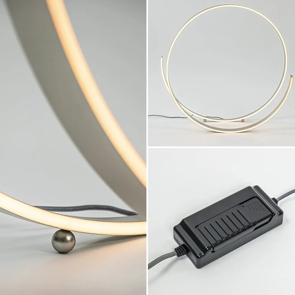 Online Straluma Moderne LED vloerlamp nikkel dimbaar