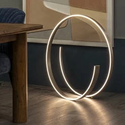 Online Straluma Moderne LED vloerlamp nikkel dimbaar