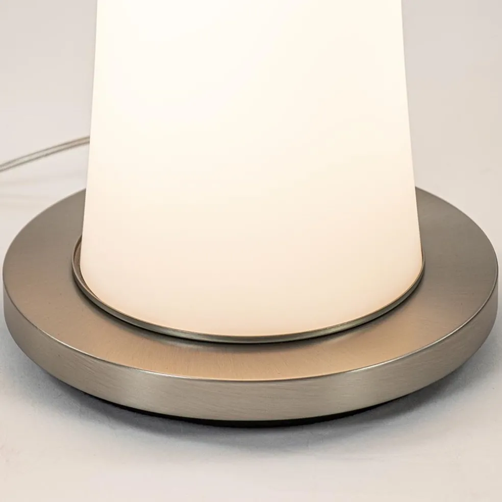 Online Straluma Moderne LED vloerlamp opaal glas met dim to warm