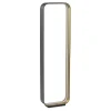 Shop Straluma Moderne LED vloerlamp zwart/goud dim to warm