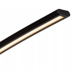 Best Straluma Moderne LED vloerlamp zwart met zwart marmer