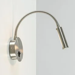 Flash Sale Straluma Moderne LED wandlamp nikkel met flexibele arm