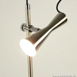 Clearance Straluma Moderne leeslamp staal LED dimbaar