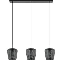 Cheap Straluma Moderne 3-lichts eettafelhanglamp Adeta mat zwart