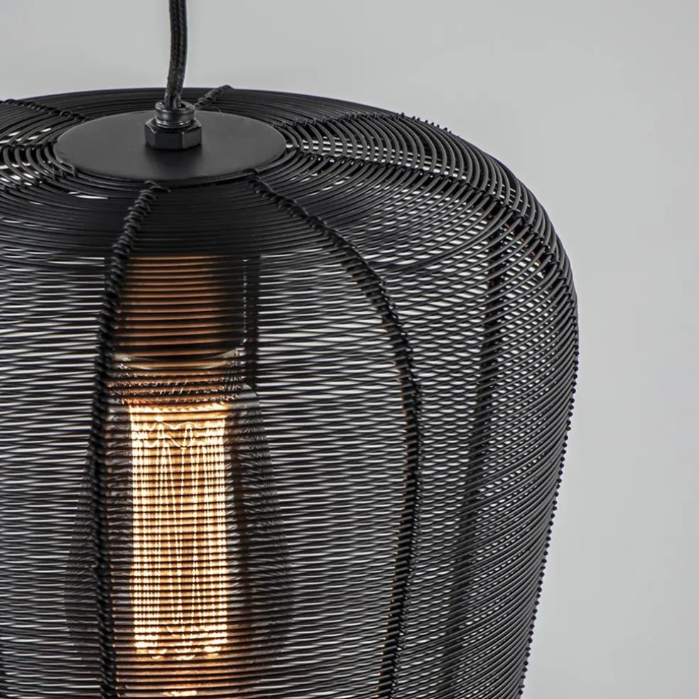 Cheap Straluma Moderne 3-lichts eettafelhanglamp Adeta mat zwart