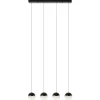 Discount Straluma Moderne 4-lichts hanglamp met LED 3-standen dimbaar