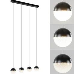 Discount Straluma Moderne 4-lichts hanglamp met LED 3-standen dimbaar
