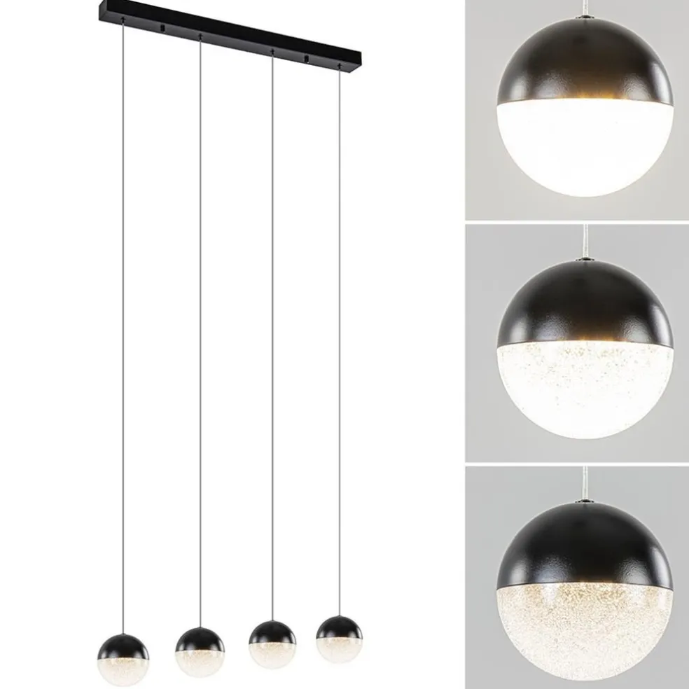 Discount Straluma Moderne 4-lichts hanglamp met LED 3-standen dimbaar