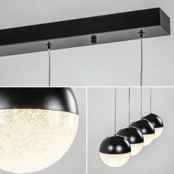 Discount Straluma Moderne 4-lichts hanglamp met LED 3-standen dimbaar
