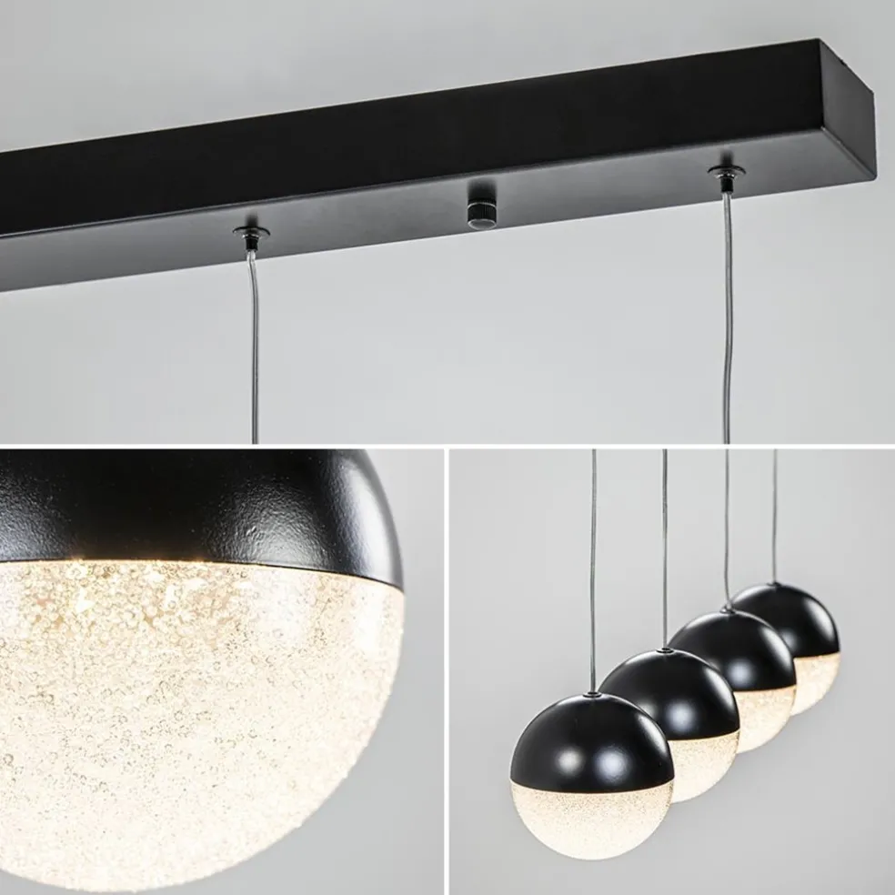 Discount Straluma Moderne 4-lichts hanglamp met LED 3-standen dimbaar