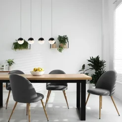 Discount Straluma Moderne 4-lichts hanglamp met LED 3-standen dimbaar
