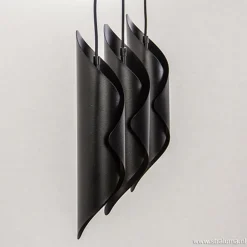 Sale Straluma Moderne 3-lichts hanglamp zwart metaal