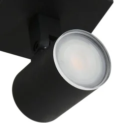 Online Straluma Moderne 1-lichts opbouw spot zwart inclusief LED