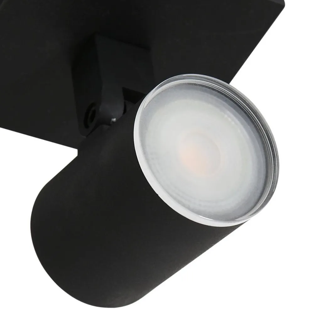 Online Straluma Moderne 1-lichts opbouw spot zwart inclusief LED