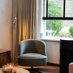 Flash Sale Straluma Moderne 3-lichts vloerlamp nikkel met 3-standen dimbaar LED