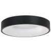 Shop Straluma Moderne plafondlamp zwart met geïntegreerd LED