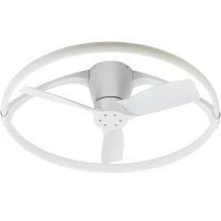 Clearance Straluma Moderne plafondventilator wit inclusief LED en remote