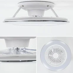 Flash Sale Straluma Moderne plafondventilator inclusief dimbaar LED klein