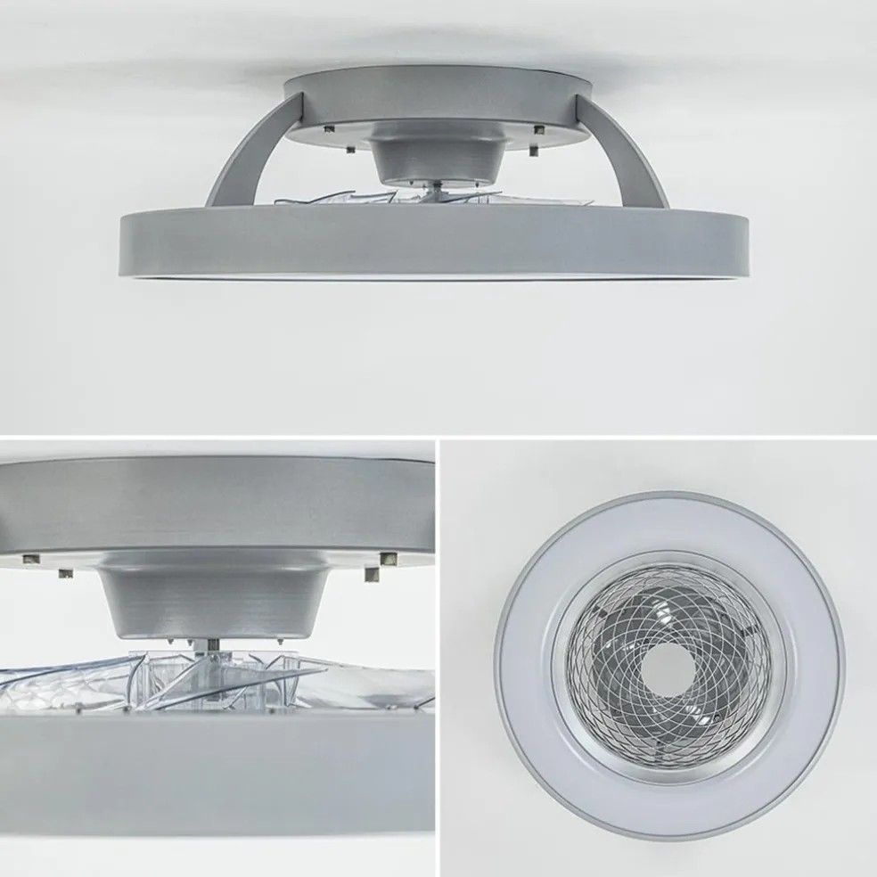 Best Sale Straluma Moderne plafondventilator grijs met geintegreerd LED