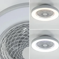 Best Sale Straluma Moderne plafondventilator grijs met geintegreerd LED