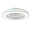 Fashion Straluma Moderne plafondventilator wit inclusief LED en color